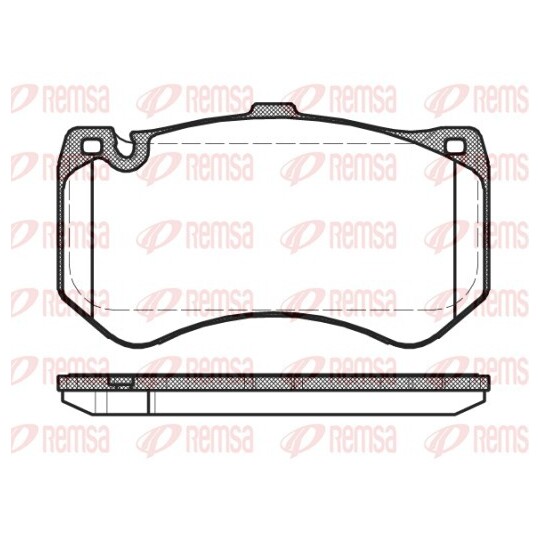 1455.00 - Brake Pad Set, disc brake 