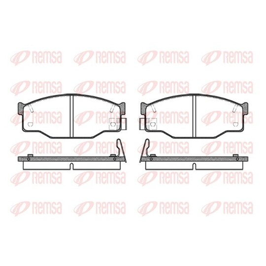 0195.14 - Brake Pad Set, disc brake 