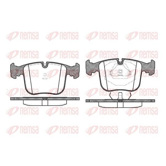 0380.00 - Brake Pad Set, disc brake 