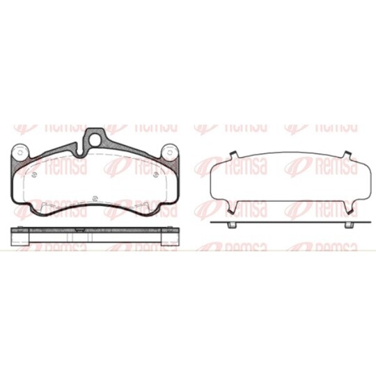 1066.30 - Brake Pad Set, disc brake 