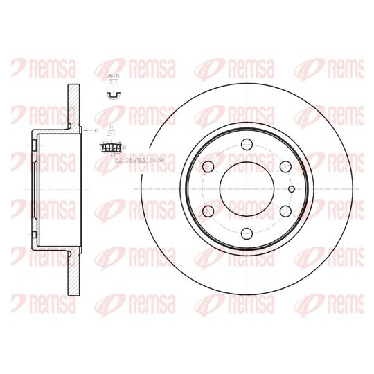 61274.00 - Brake Disc 