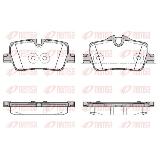 1873.00 - Brake Pad Set, disc brake 