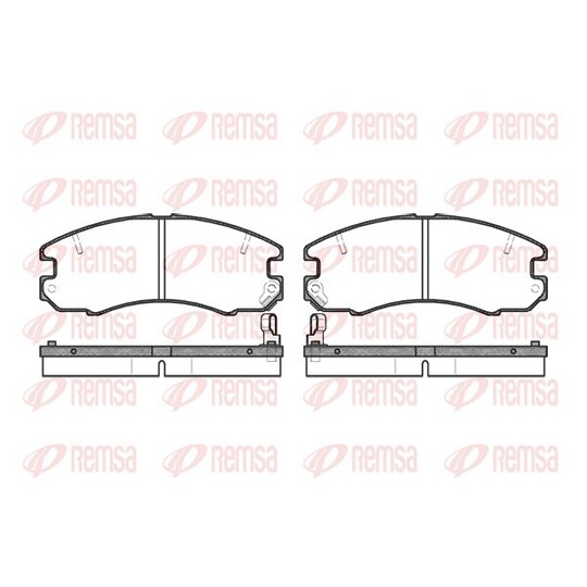 0316.04 - Brake Pad Set, disc brake 