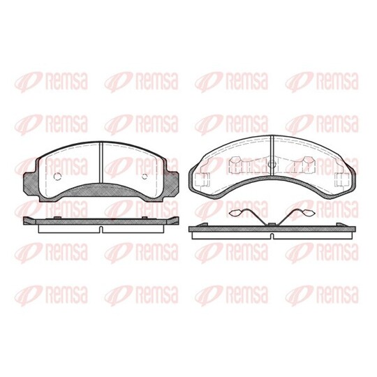 0572.00 - Brake Pad Set, disc brake 