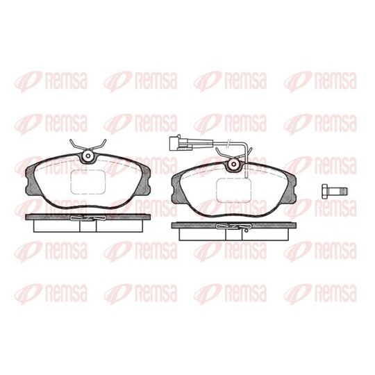 0305.31 - Brake Pad Set, disc brake 