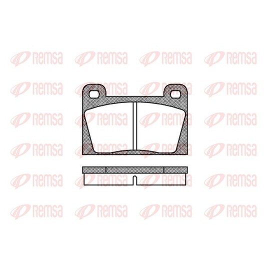 0018.10 - Brake Pad Set, disc brake 