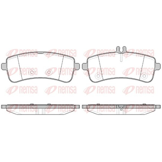 1594.00 - Brake Pad Set, disc brake 