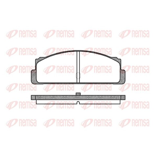 0022.10 - Brake Pad Set, disc brake 