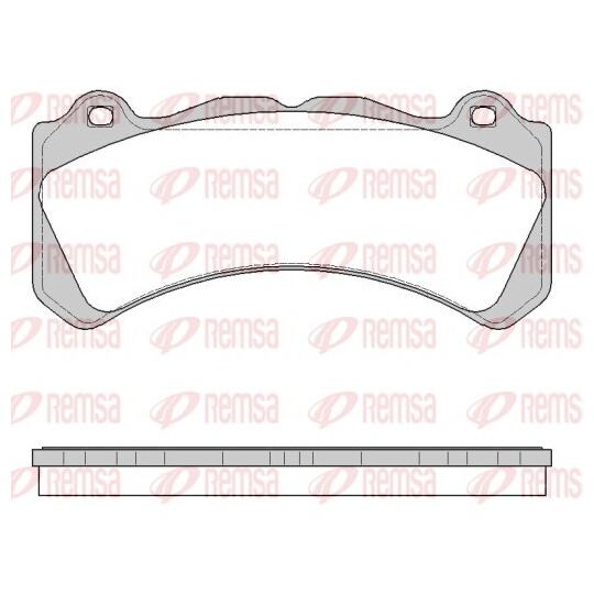 1502.10 - Brake Pad Set, disc brake 