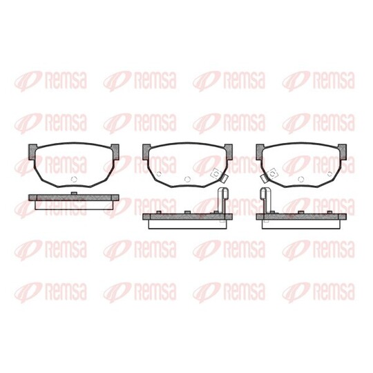 0151.02 - Brake Pad Set, disc brake 