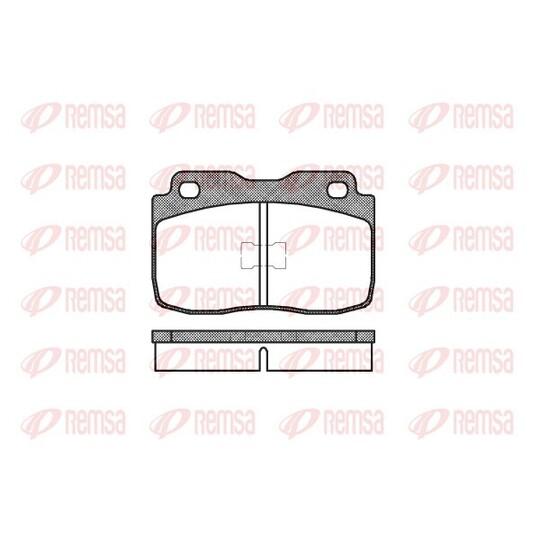 0114.00 - Brake Pad Set, disc brake 