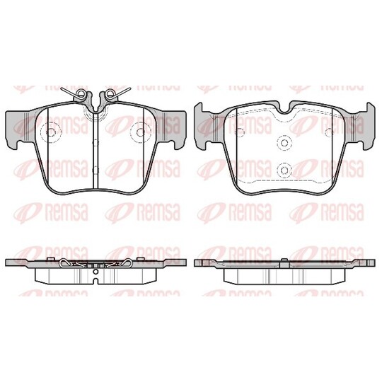 1697.00 - Brake Pad Set, disc brake 