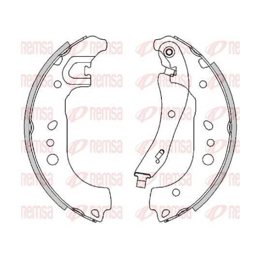 4495.00 - Brake Shoe 