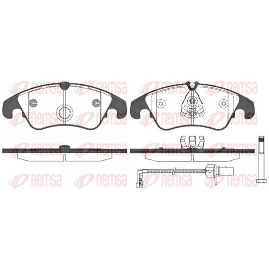 1304.31 - Brake Pad Set, disc brake 