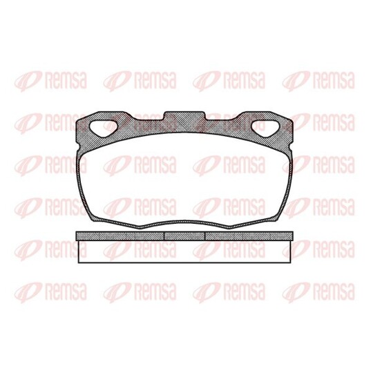 0266.00 - Brake Pad Set, disc brake 