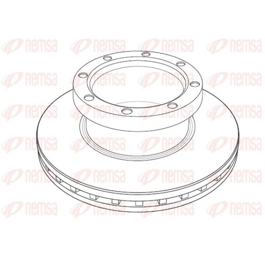 NCA1185.20 - Brake Disc 