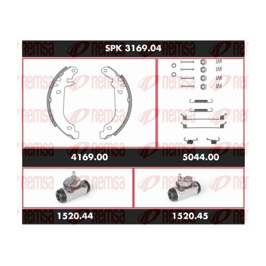 SPK 3169.04 - Brake Kit, drum brake 