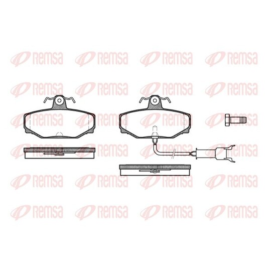 0304.12 - Brake Pad Set, disc brake 