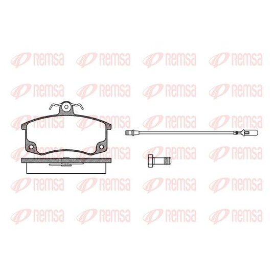 0221.02 - Brake Pad Set, disc brake 