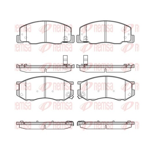 0636.04 - Brake Pad Set, disc brake 