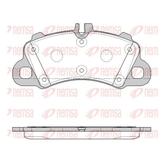 1862.00 - Brake Pad Set, disc brake 