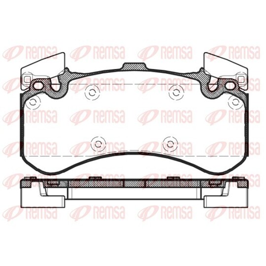 1463.00 - Brake Pad Set, disc brake 