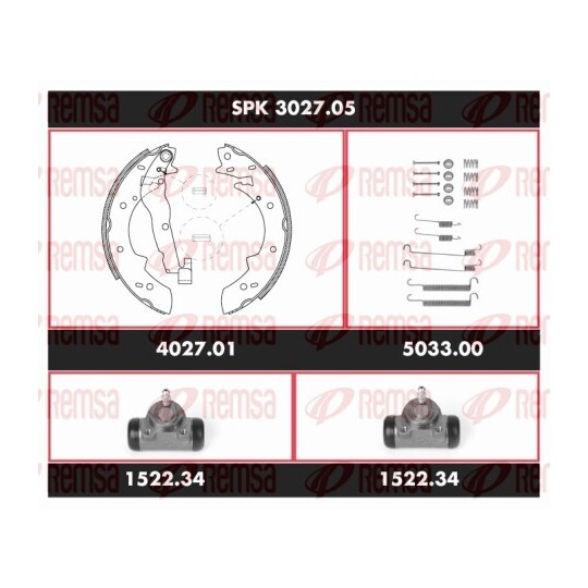 SPK 3027.05 - Bromssats, trumbroms 