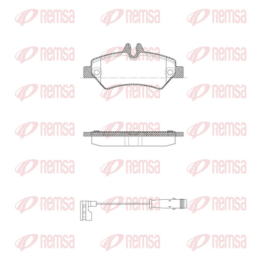 1246.02 - Brake Pad Set, disc brake 