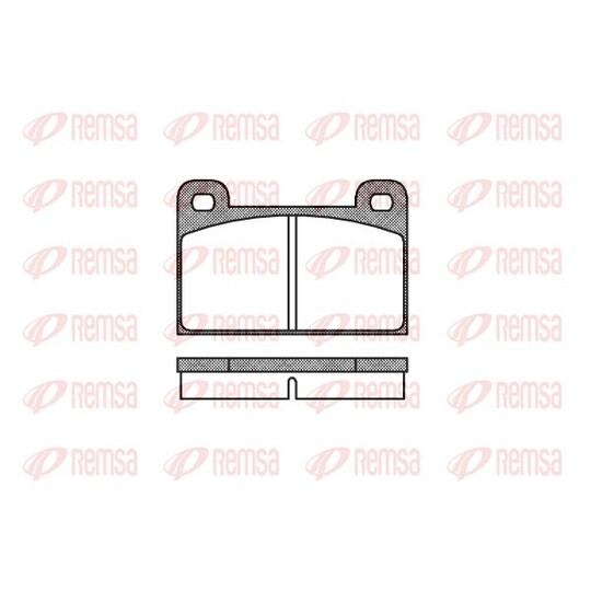 0018.00 - Brake Pad Set, disc brake 