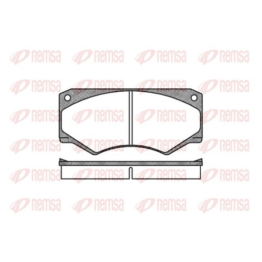 0047.00 - Brake Pad Set, disc brake 