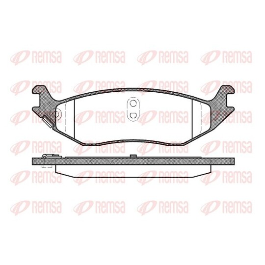 0885.04 - Brake Pad Set, disc brake 