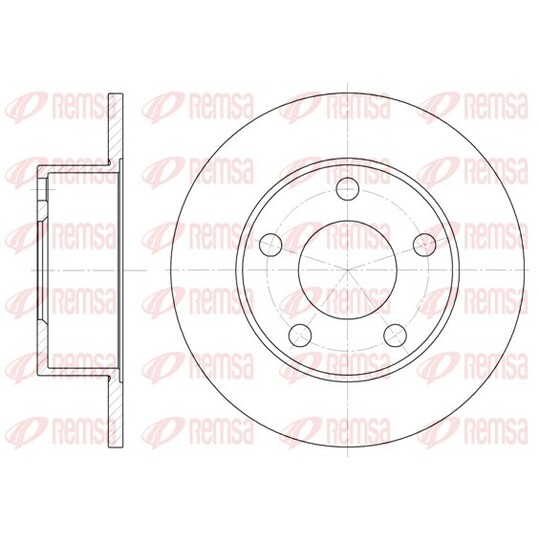 6121.00 - Brake Disc 