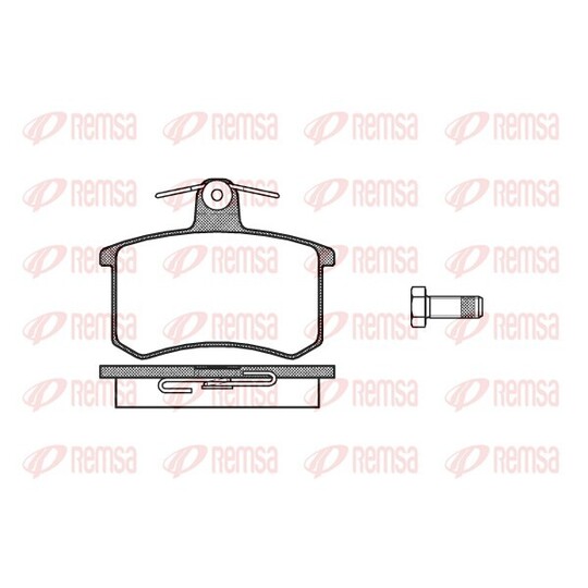 0135.10 - Brake Pad Set, disc brake 