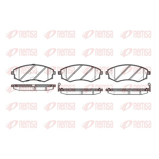 0318.42 - Brake Pad Set, disc brake 