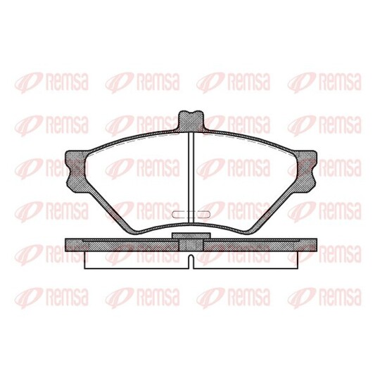 0574.00 - Brake Pad Set, disc brake 