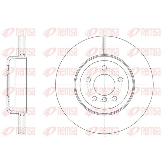 61551.10 - Brake Disc 