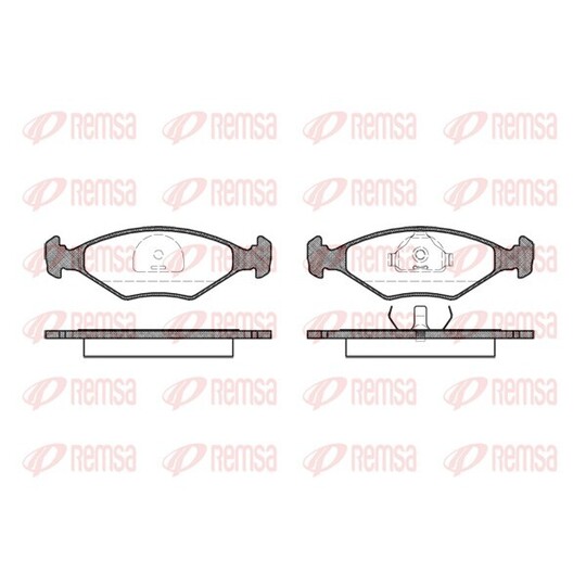 0281.10 - Brake Pad Set, disc brake 