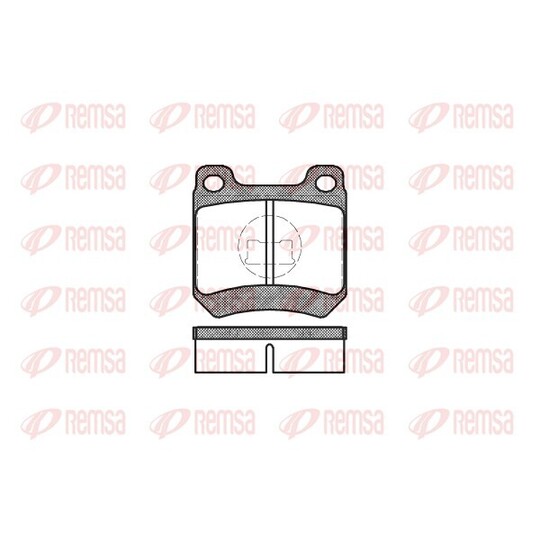 0012.10 - Brake Pad Set, disc brake 