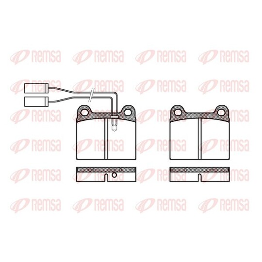 0006.01 - Brake Pad Set, disc brake 