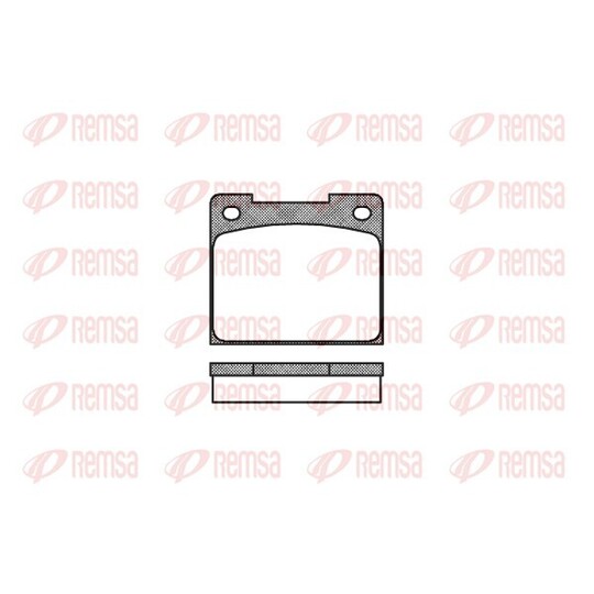 0039.00 - Brake Pad Set, disc brake 