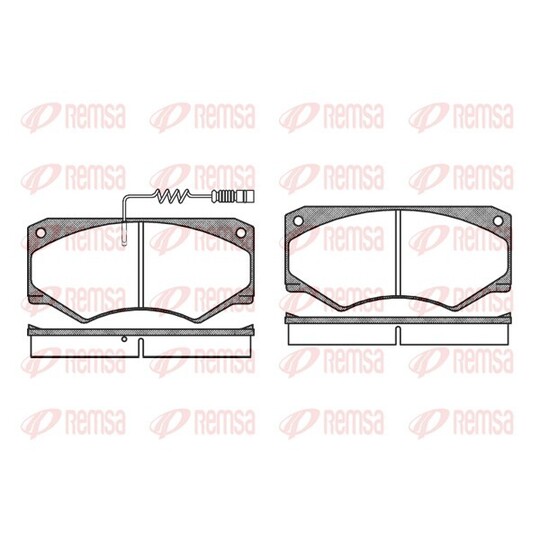 0047.12 - Brake Pad Set, disc brake 