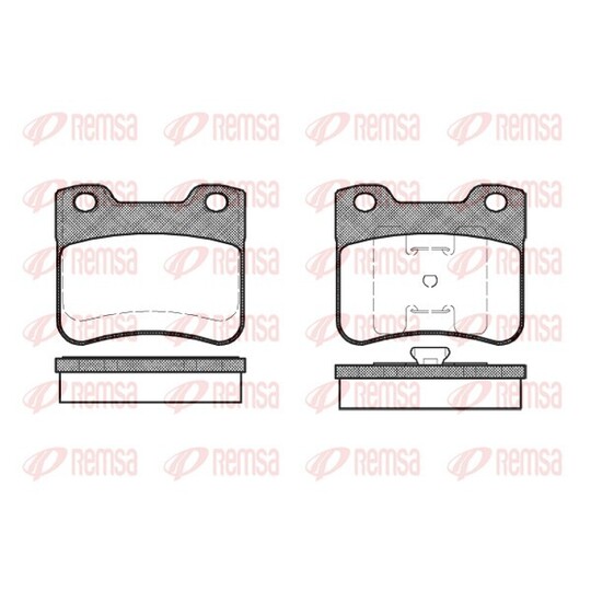 0247.10 - Brake Pad Set, disc brake 