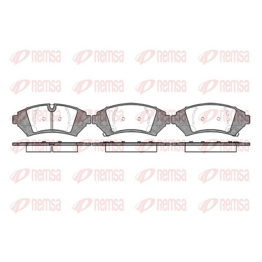 0641.12 - Brake Pad Set, disc brake 