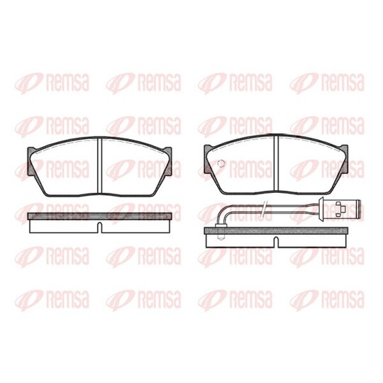 0147.11 - Brake Pad Set, disc brake 