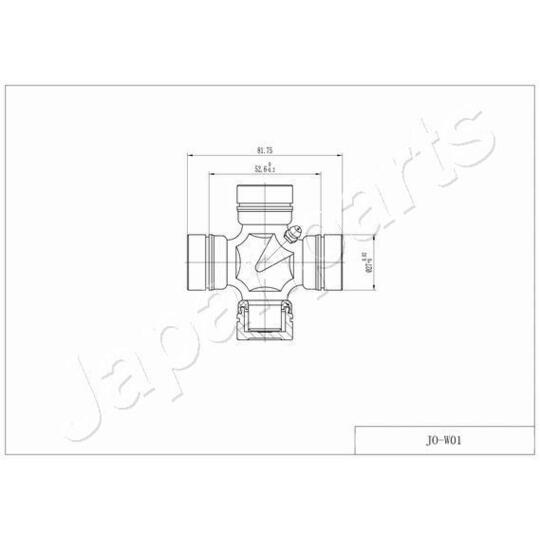 JO-W01 - Joint, propshaft 