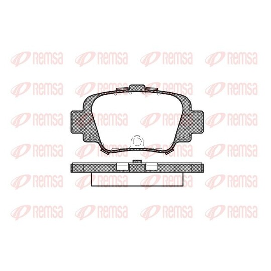 0499.00 - Brake Pad Set, disc brake 