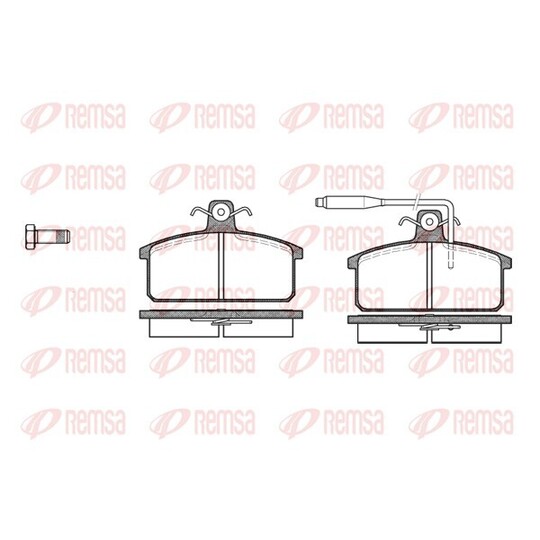 0128.02 - Brake Pad Set, disc brake 