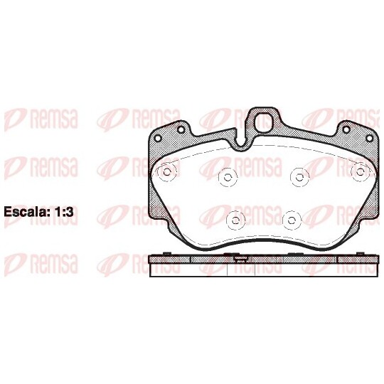 1140.10 - Brake Pad Set, disc brake 