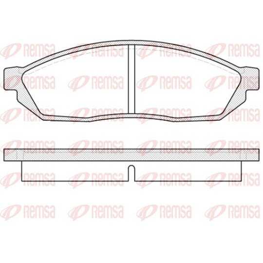 0111.00 - Brake Pad Set, disc brake 