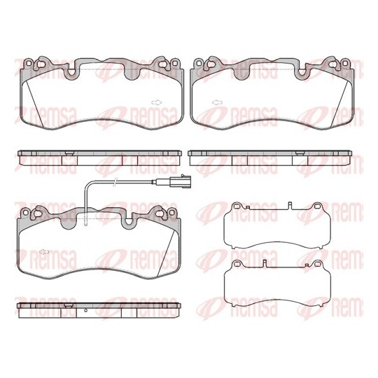 1723.01 - Brake Pad Set, disc brake 